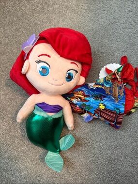 Sugar Swan Disney Ariel Plush Lovey